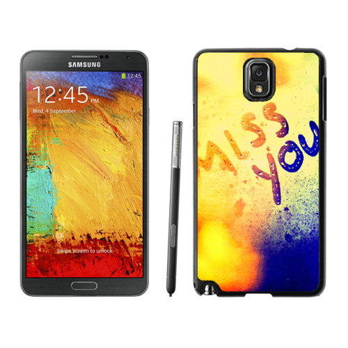 Valentine Miss You Samsung Galaxy Note 3 Cases ECY | Women - Click Image to Close